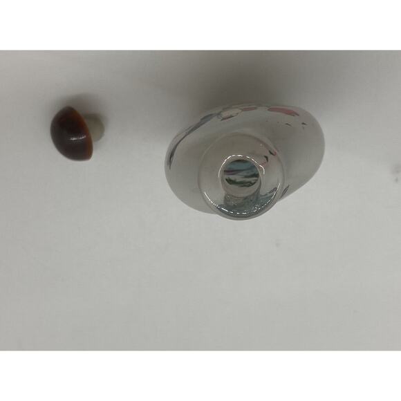 Antique Chinese Snuff Bottle Reverse Glass Painted Birds trees - Picture 10 of 12